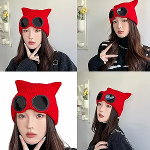 В'язана шапка MHADBKH для активного відпочинку, захищає від вітру synthetic.ua - Фото 1