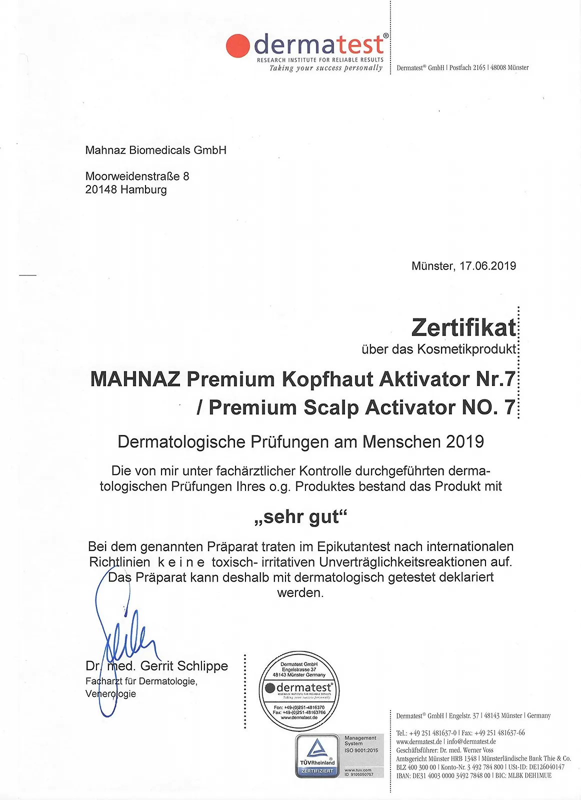 Активатор для шкіри голови MAHNAZ Premium No. 7 Проти випадіння волосся, для зміцнення та стимуляції росту волосся, фото №6 Активатор для шкіри голови MAHNAZ Premium No. 7 Проти випадіння волосся, для зміцнення та стимуляції росту волосся, фото №6