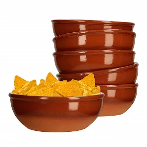 Миска Глиняная MamboCat Сервировочная, набор из 6, диаметр 12.5 см - Фото 1