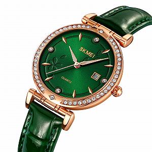 Годинник Skmei 2169 Rose Gold-Green synthetic.ua - Фото 1