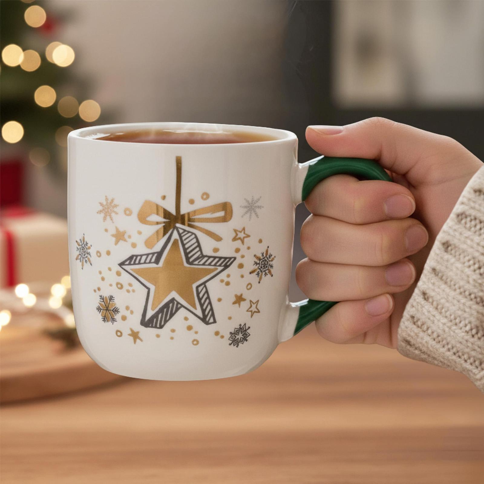 Різдвяна порцелянова кружка з ручкою і різдвяним мотивом Sarcia.eu, 320 мл, біла (зірка), фото №5 Різдвяна порцелянова кружка з ручкою і різдвяним мотивом Sarcia.eu, 320 мл, біла (зірка), фото №5