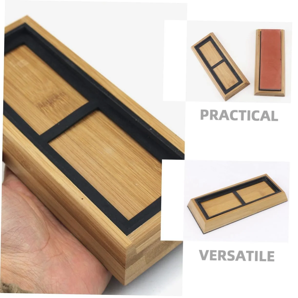 Тримач для точильних каменів GLEAVI Набір 2 шт регульований нековзний з гумовим кільцем, фото №7