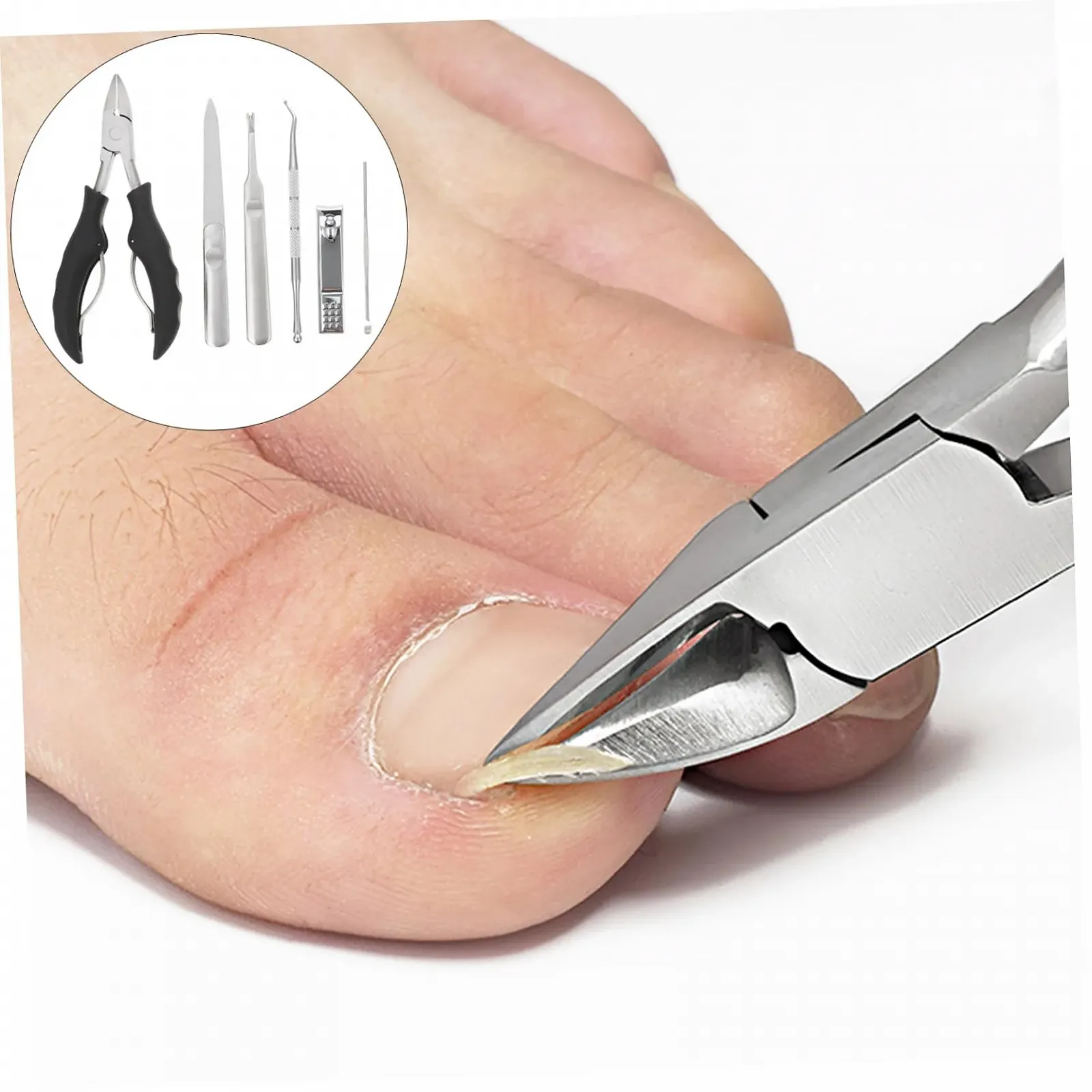 Набір для манікюру 7 шт професійний для догляду за руками та ногами вдома та в дорозі, фото №6 Набір для манікюру 7 шт професійний для догляду за руками та ногами вдома та в дорозі, фото №6