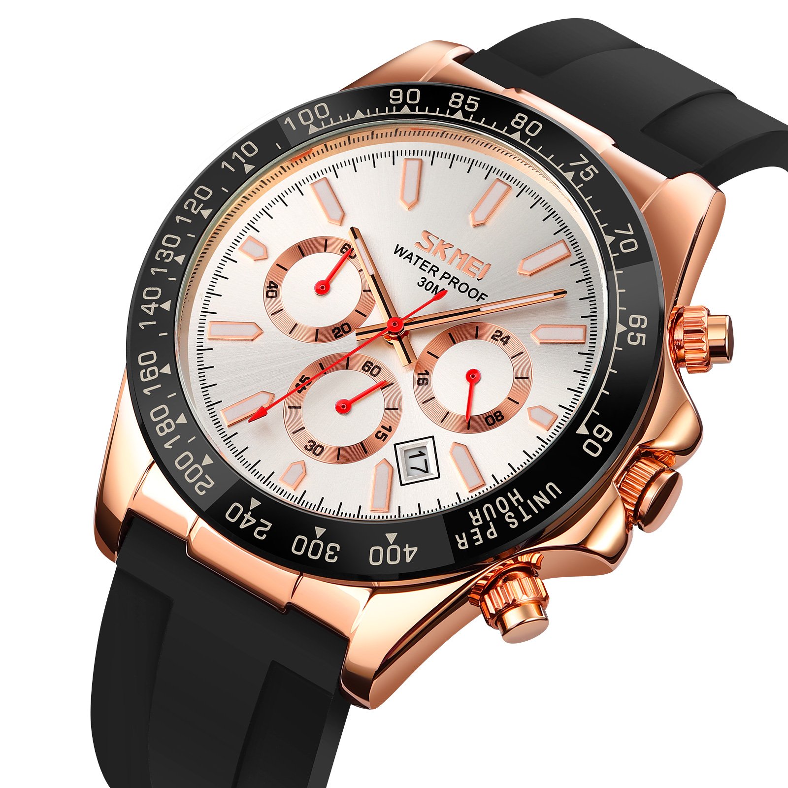 Годинник Skmei 9275RGSI Rose Gold-Silver, фото №2