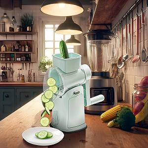 Овощерезка, Терка для Сыра, Измельчитель для Кухни, Ручной Кухонный Инструмент synthetic.ua - Фото 1