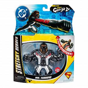 Фігурка Heroes of Goo Jit Zu DC Mr. Terrific з унікальним супер гелевим наповненням, що розтягується до 3 разів більше за свій розмір synthetic.ua - Фото 1