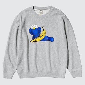 Джемпер KAWS + Warhol Grey Sweater L - Фото 1