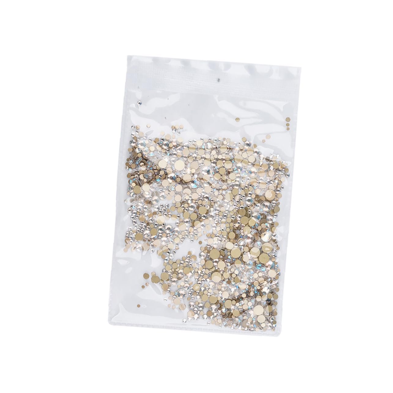 Стрази для нігтів PLAFOPE 1440 шт. Блискучі, фото №1