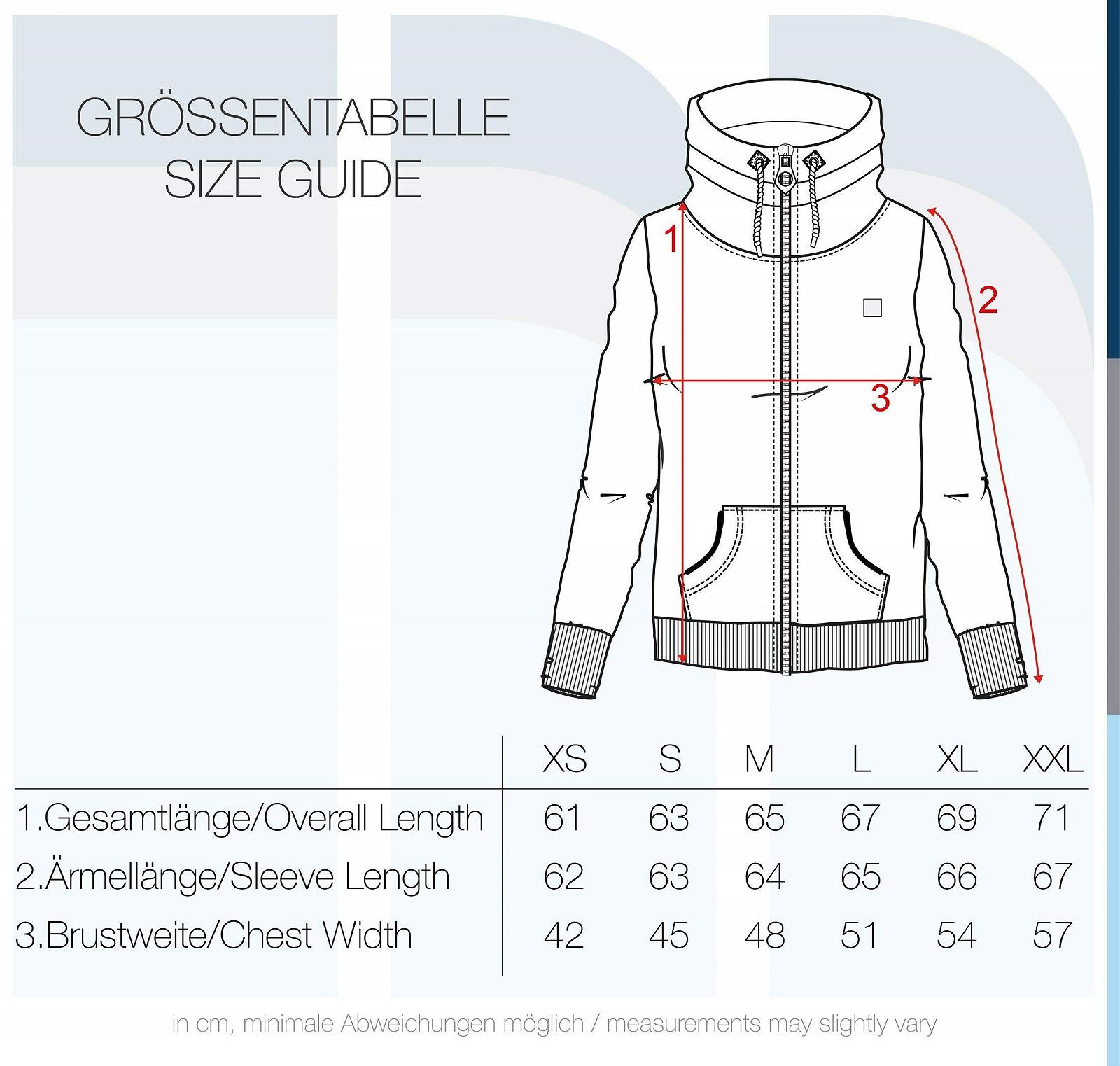 Женская кофта на молнии OXMO OXVicky, свитер, пуловер с воротником-трубой, карманами-кенгуру, на молнии, стандартного кроя, фото №7 Женская кофта на молнии OXMO OXVicky, свитер, пуловер с воротником-трубой, карманами-кенгуру, на молнии, стандартного кроя, фото №7