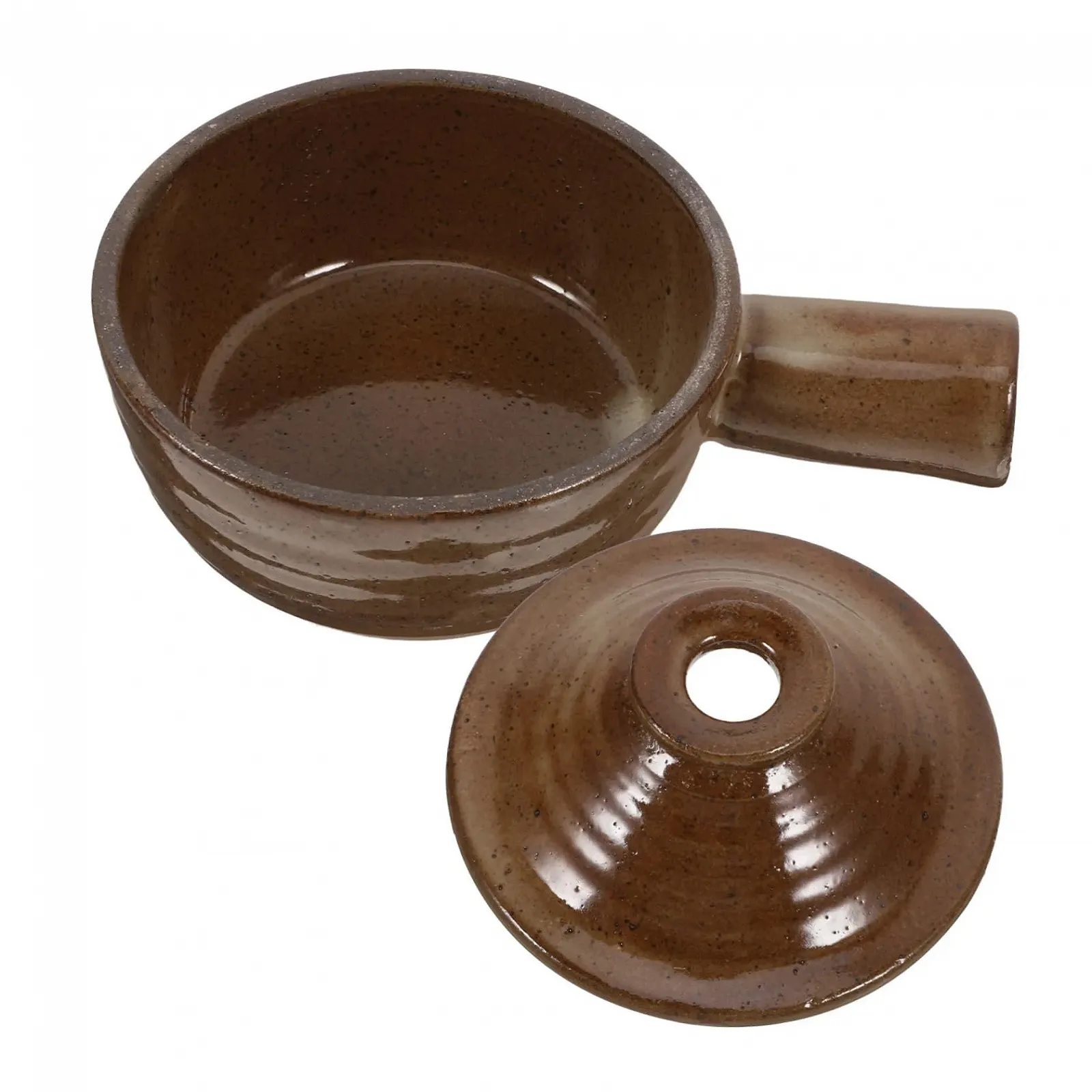 Кастрюля SOIMISS с крышкой антипригарная с одной ручкой для микроволновой печи, фото №1