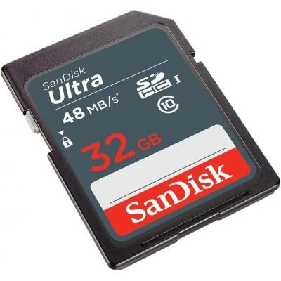 Карта памяти Sandisk 32GB SDHC Class 10 UHS-I Ultra Lite SDSDUNR-032G-GN3IN, фото №2