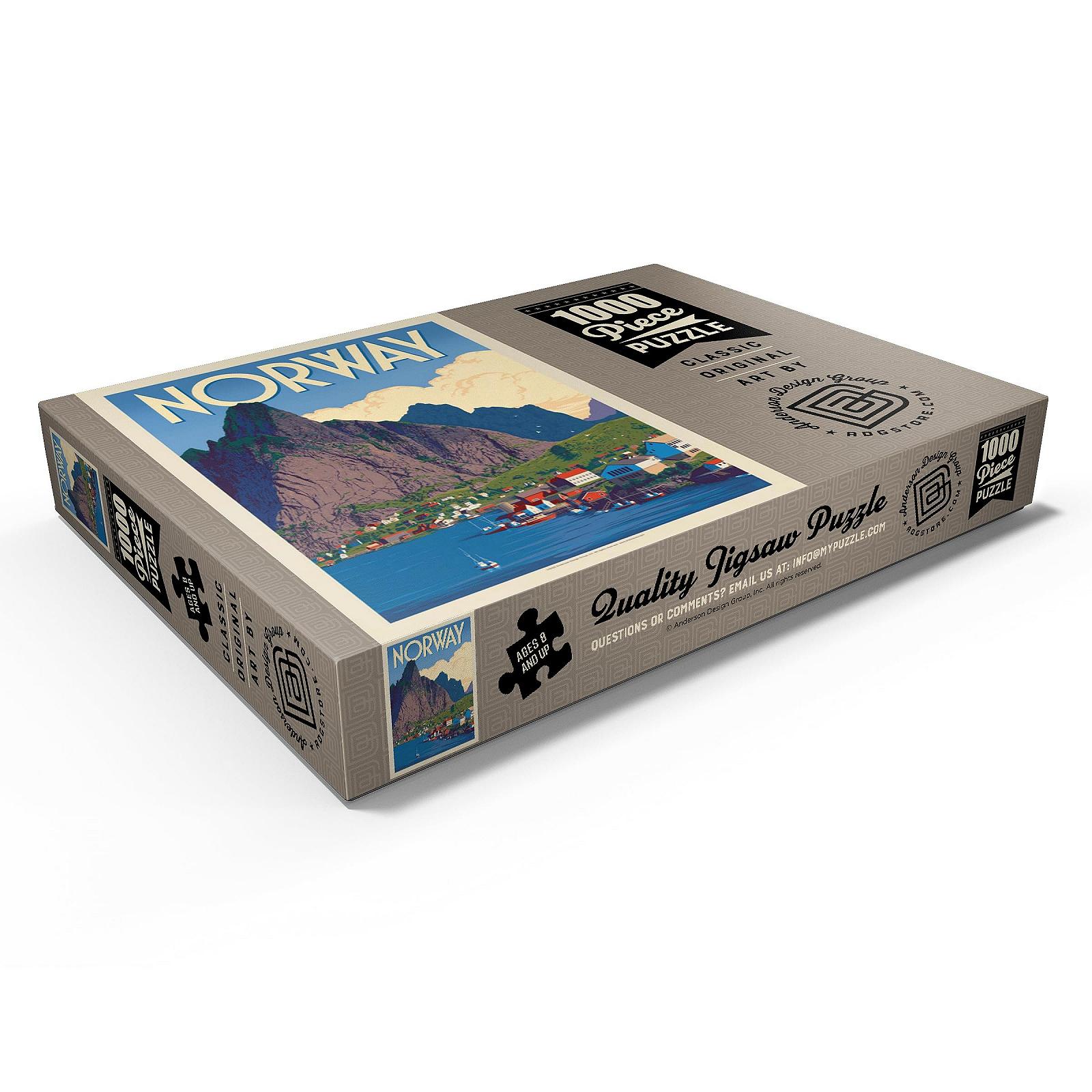 Пазл MyPuzzle Special Collection by Anderson Design Group Norway: The Land of the Fjords, Vintage Poster 1000 елементів, фото №1