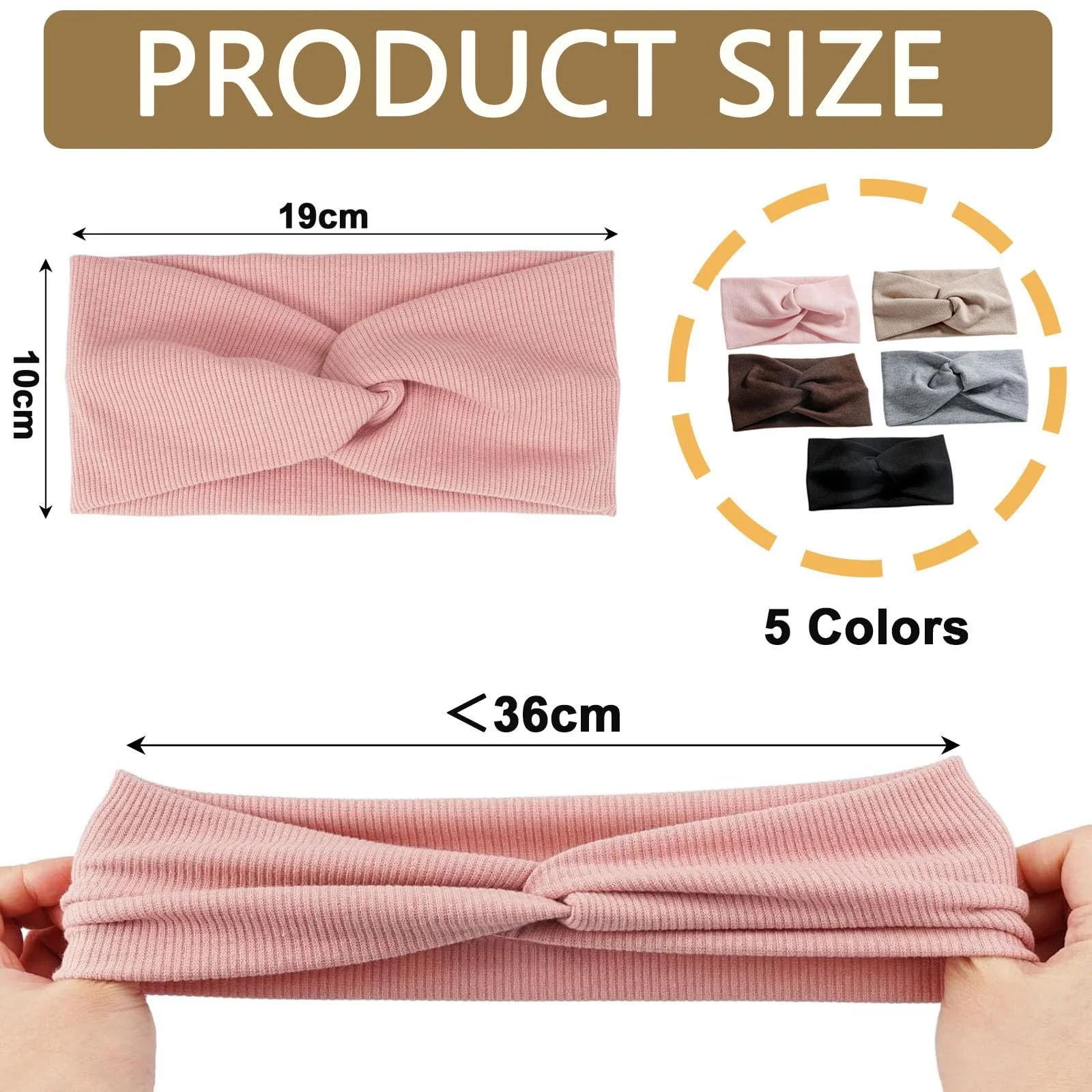 Набір пов'язок на голову, фото №2 Набір пов'язок на голову, фото №2