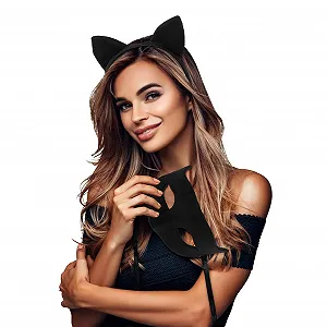 Обруч для головы с кошачьими ушками synthetic.ua - Фото 1