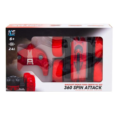 Машинка на радиоуправлении трюковая красная [tsi222424-TSI], фото №4