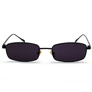 Сонцезахисні окуляри Retro Rectangle JCTAIFOO квадратні вузькі Hip Hop з маленькою оправою synthetic.ua - Фото 1