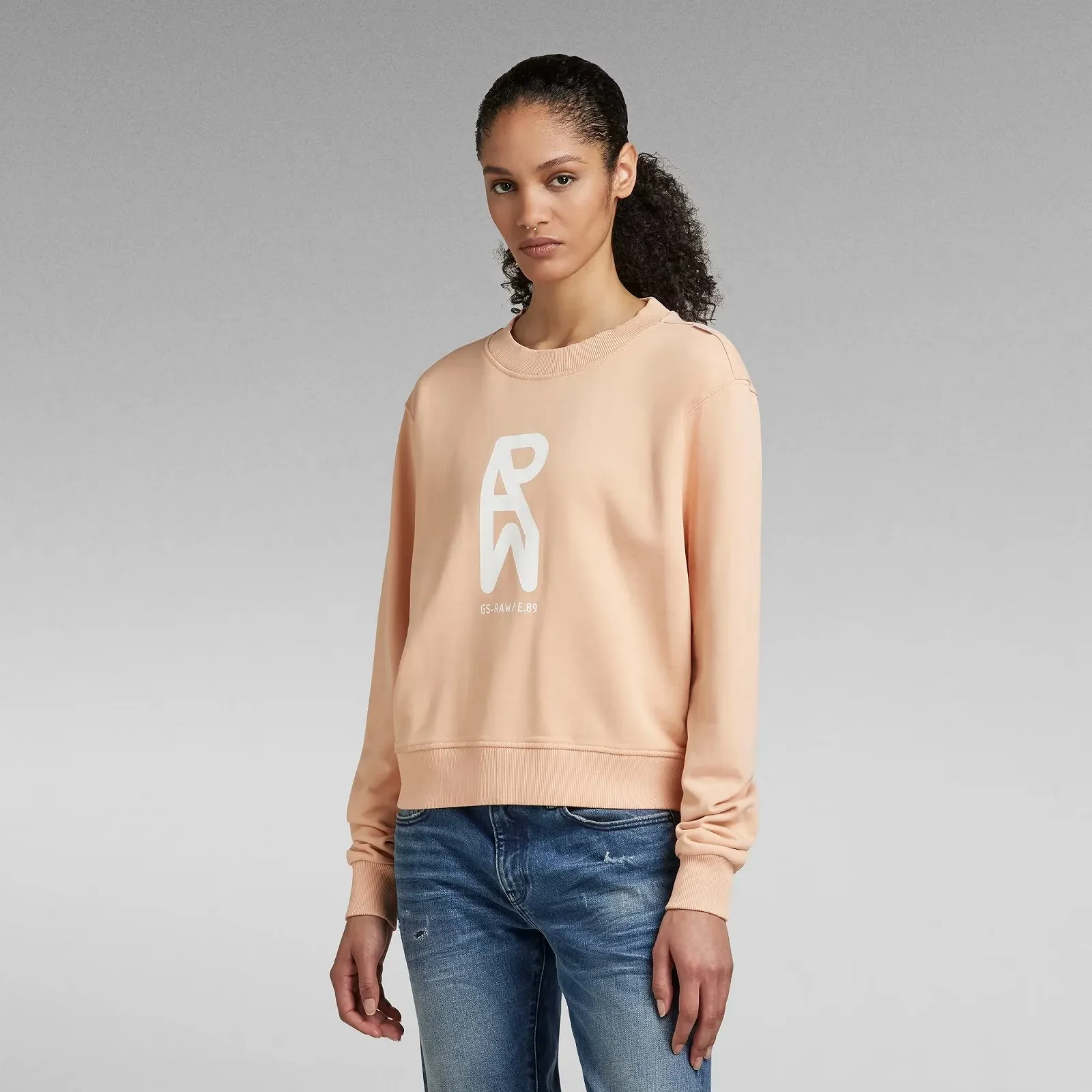 Женский свитер G-Star RAW Graphic Raw Crew Sweater - S, фото №1 Женский свитер G-Star RAW Graphic Raw Crew Sweater - S, фото №1