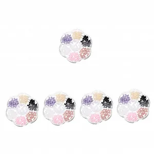 Украшения для ногтей FRCOLOR с жемчугом и бантиками Декоративные аксессуары для дизайна ногтей Наборы цветного жемчуга для стильных ногтей Легкие украшения для ногтей - Фото 1