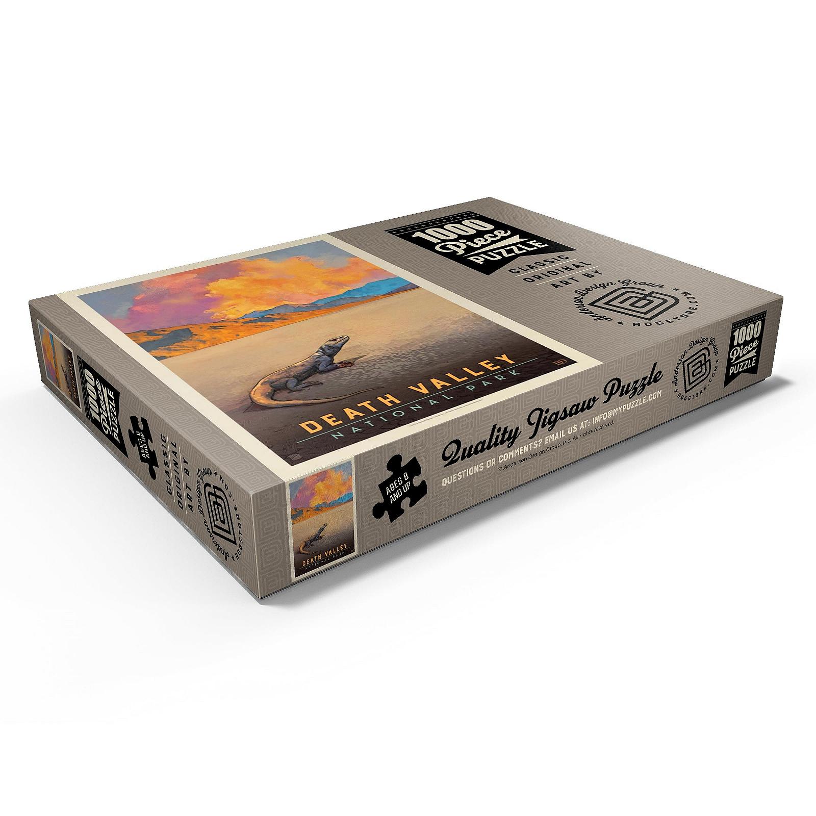 Пазл MyPuzzle Special Collection Death Valley National Park: Chuckwalla Lizard Vintage Poster Premium 1000 деталей, фото №3