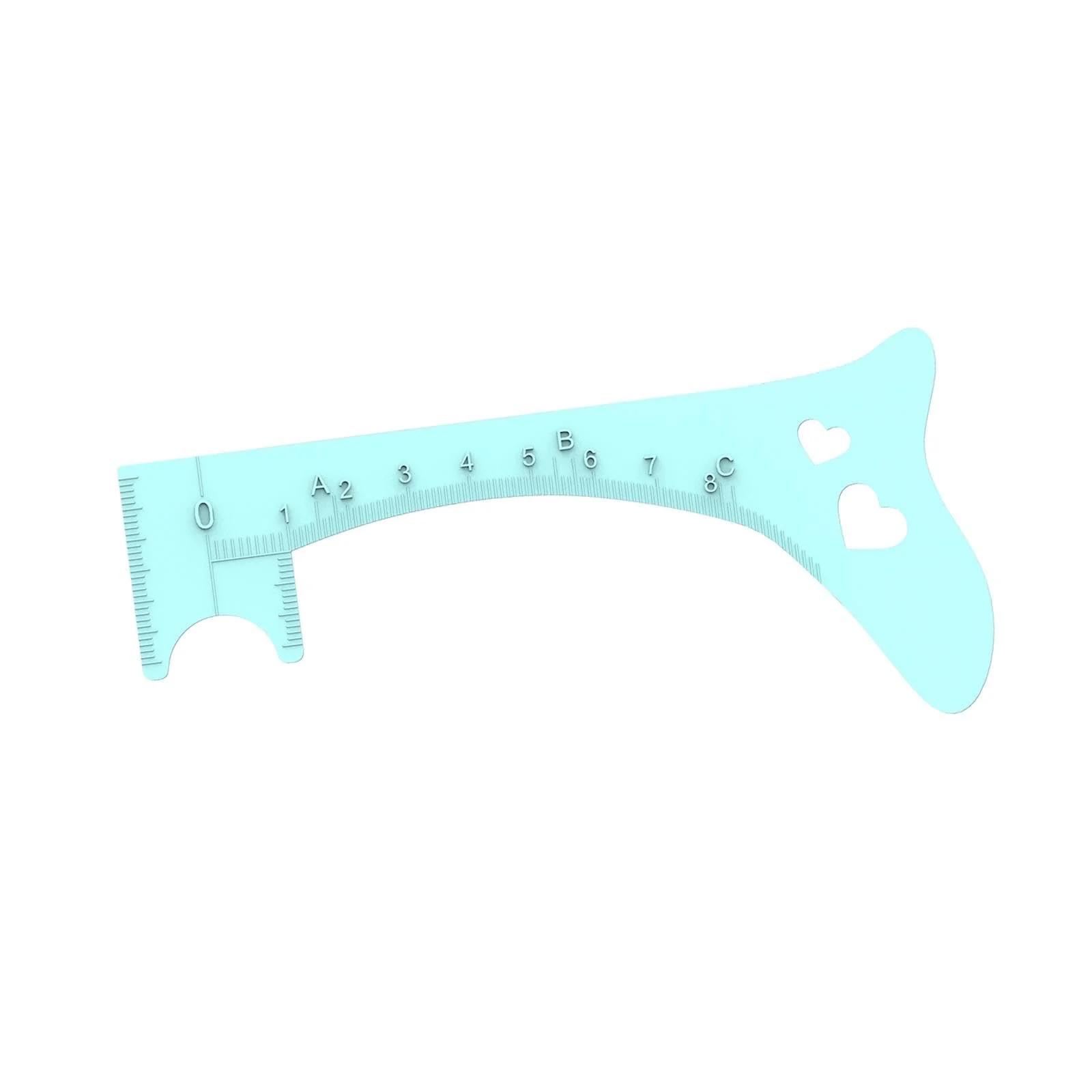 Трафарет для подводки Oshhni Многофункциональный инструмент Синий, фото №1