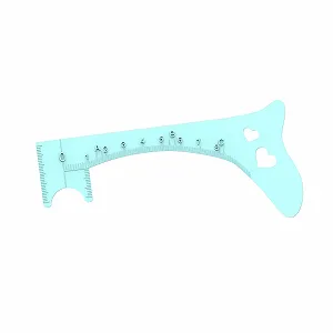 Трафарет для підводки Oshhni Багатофункціональний інструмент Синій - Фото 1