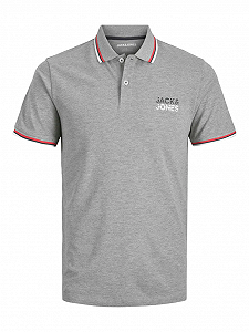 Поло Jack&Jones 12221012 Melange Серый M - Фото 1