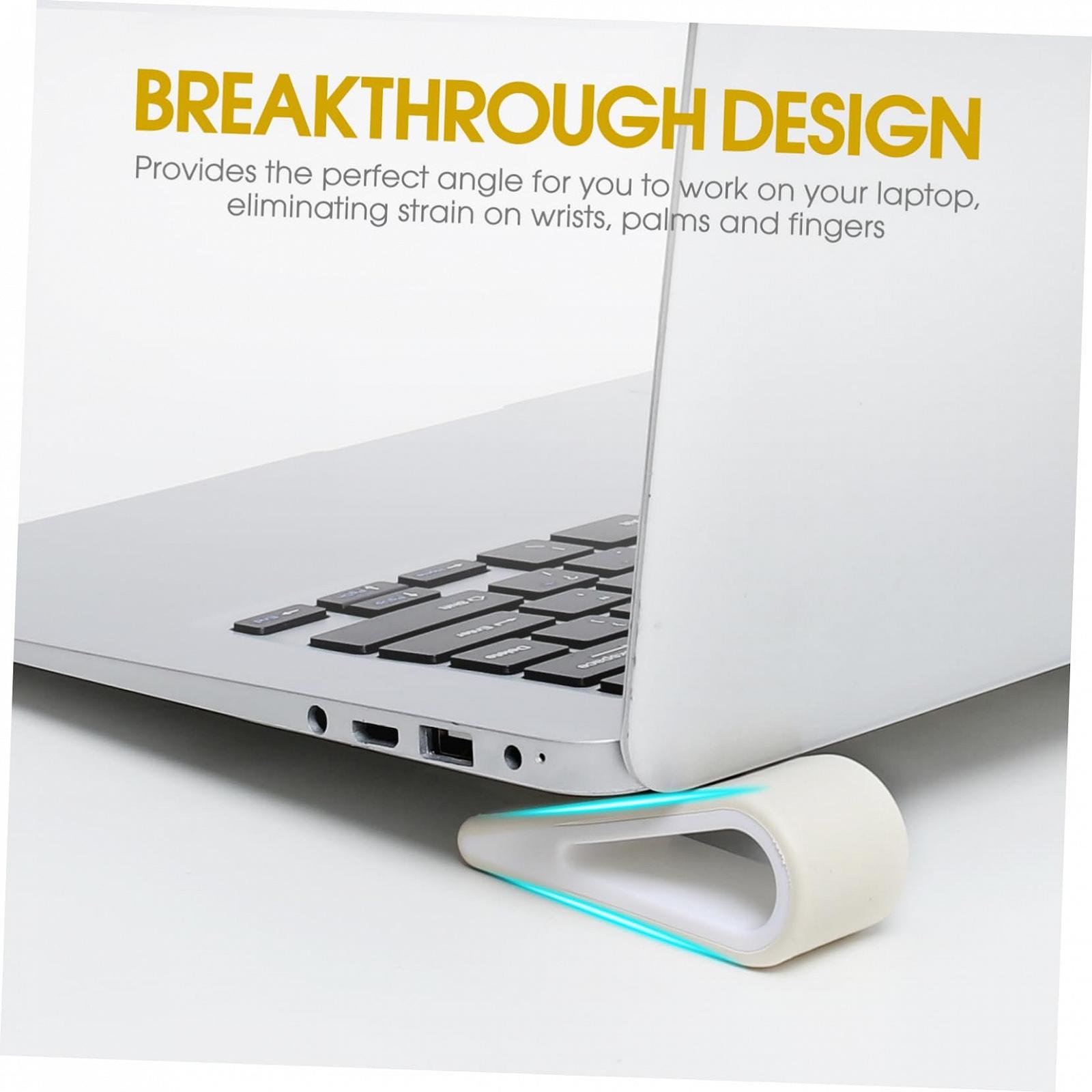 Підставка для ноутбука регульована, 2 шт, Білий, Компактна з функцією охолодження, фото №8