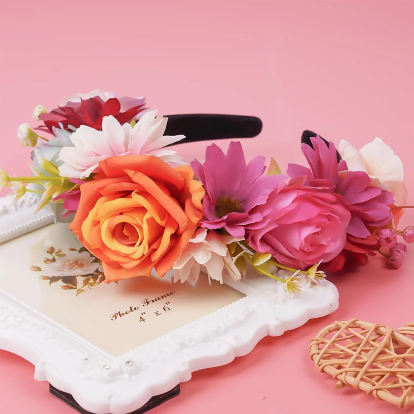 Обруч для волосся Квітковий, фото №4 Обруч для волосся Квітковий, фото №4