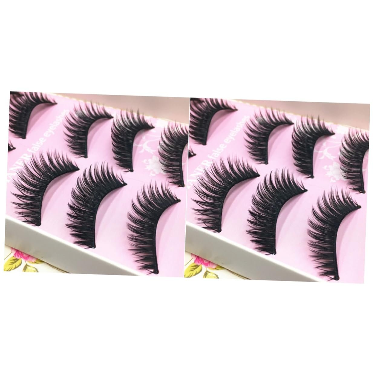 Вії Angoily з синтетичного волокна 10 пар пухнасті Об'ємні Довгі товсті, фото №5 Вії Angoily з синтетичного волокна 10 пар пухнасті Об'ємні Довгі товсті, фото №5