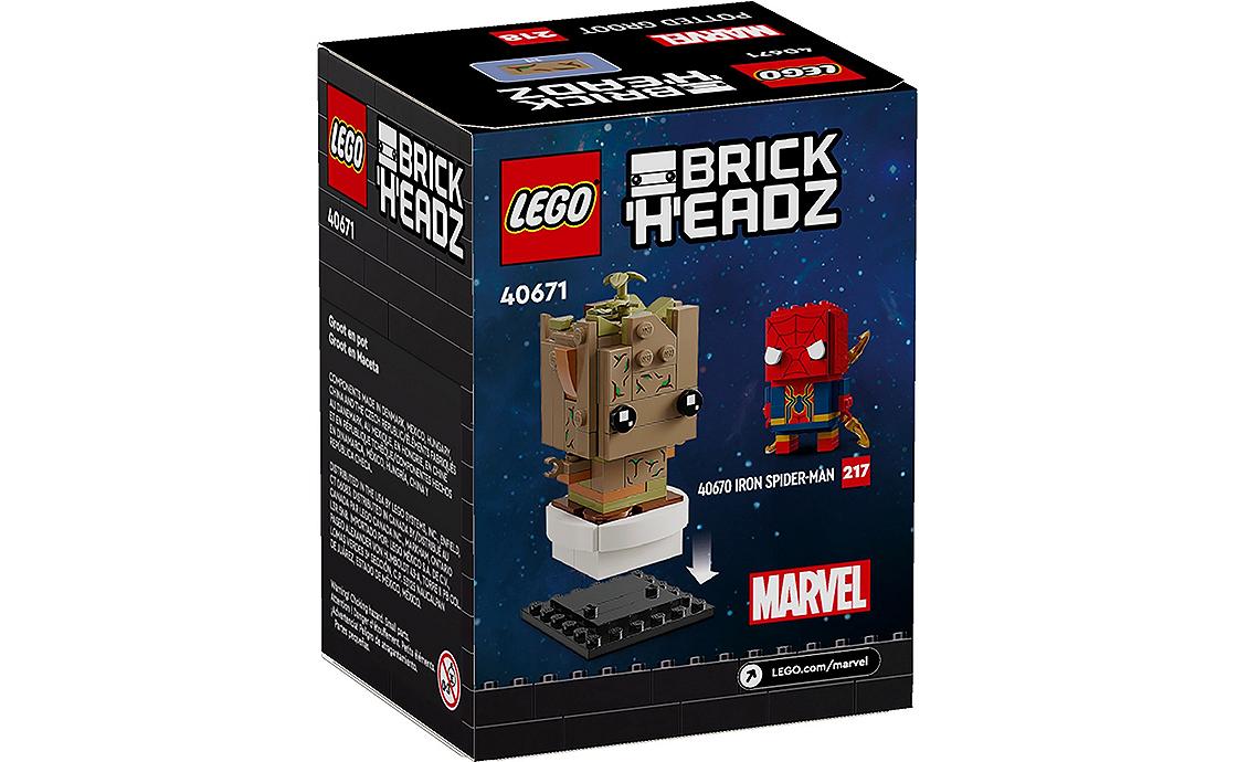 Детский конструктор LEGO Brick Headz Грут в горшке (40671), фото №3