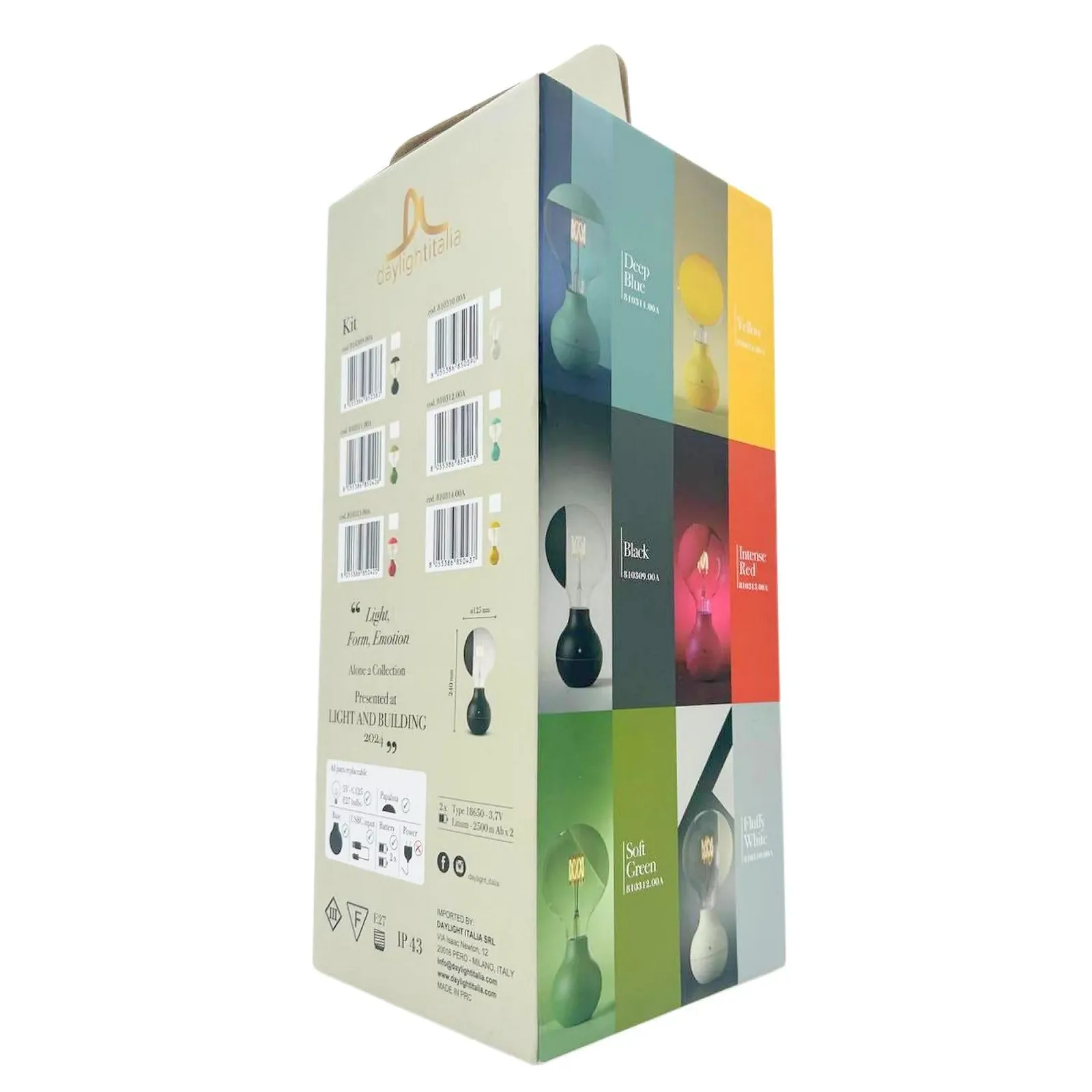 Настільна лампа DL DAYLIGHTITALIA Ballerina Portable Battery E27 5V G125 110LM 90 год Червона, фото №9