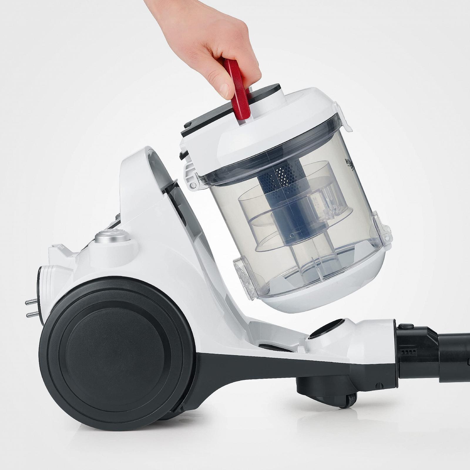Пылесос SEVERIN CY 7106 2 л белый/серебристый/красный, фото №6 Пылесос SEVERIN CY 7106 2 л белый/серебристый/красный, фото №6