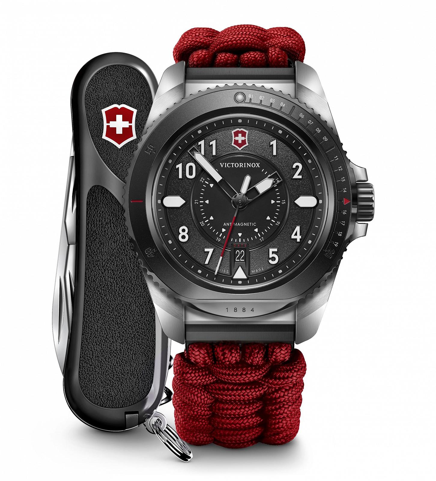 Чоловічий Victorinox Journey 1884 Limited Edition Аналоговий Кварцовий Годинник Водостійкість 200 м Діаметр корпуса 43 мм Ремінець 21 мм 130 г Чорний, чорний, стрічковий, фото №1