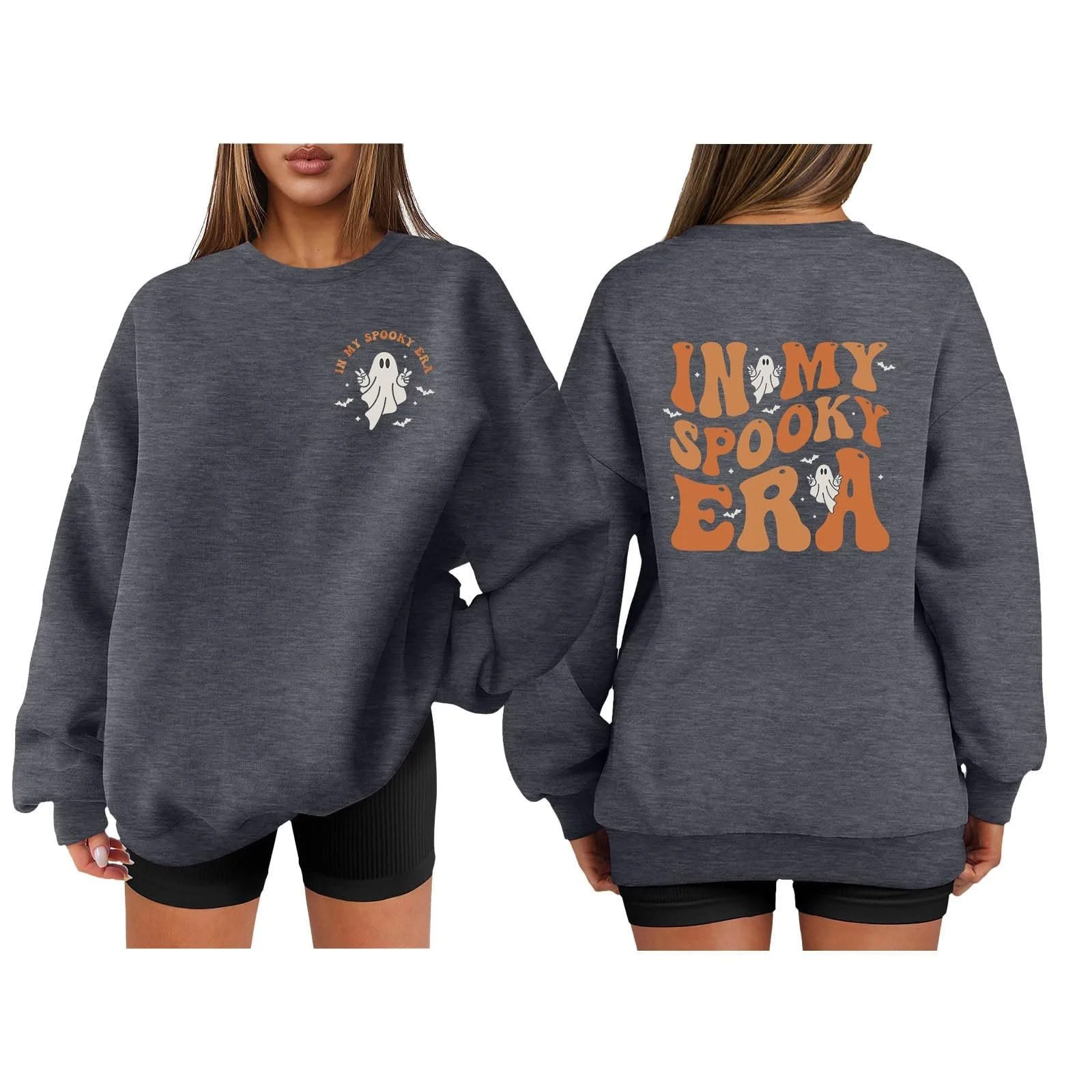 Світшот YueYue Halloween Модний З принтом, фото №3 Світшот YueYue Halloween Модний З принтом, фото №3