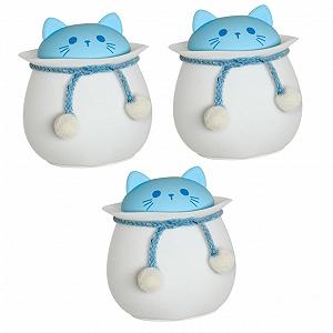 Нічник Garneck Pack of 3 Silicone Pat Light Sense Touch - Фото 1