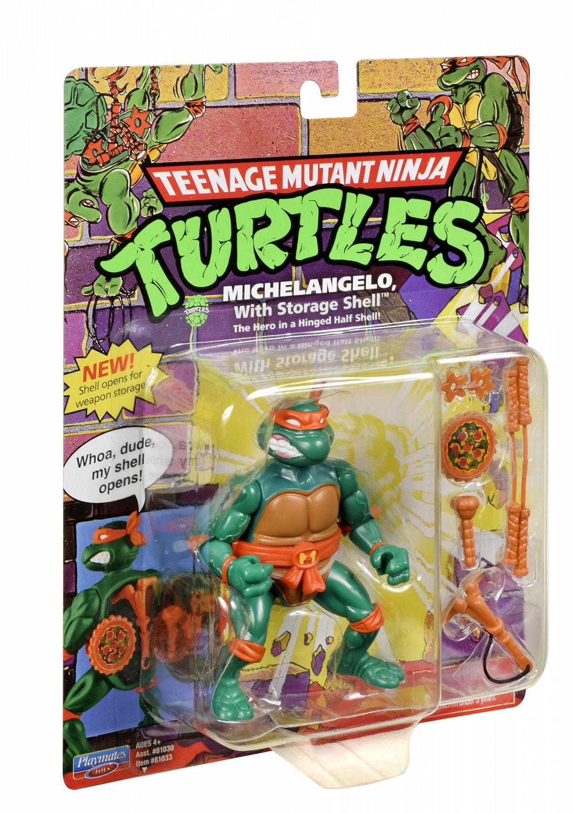 Фигурка Ниндзя Черепашки Classic Collectible Michelangelo 10 см, фото №5