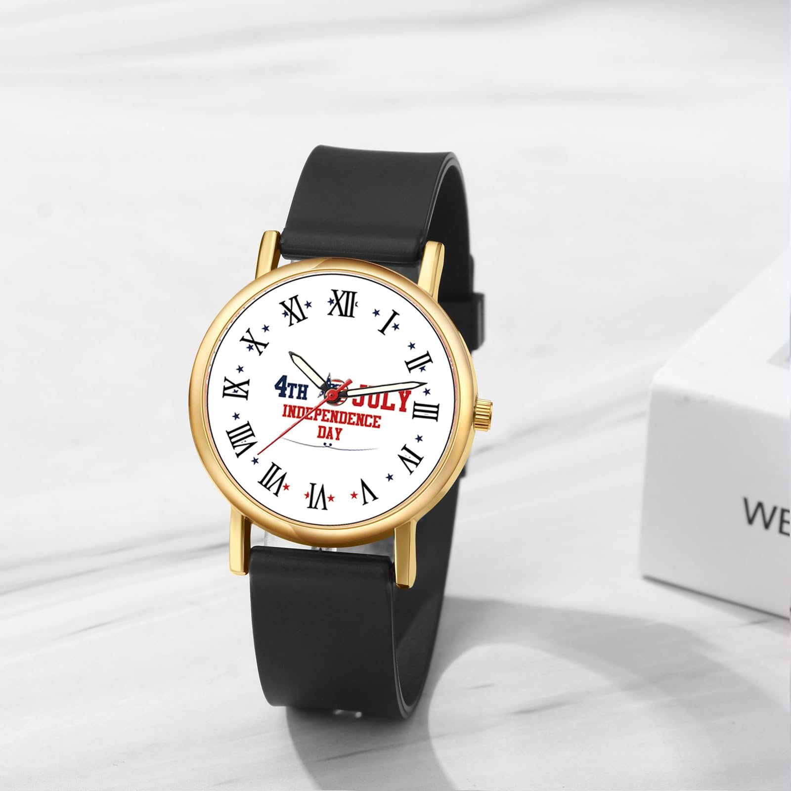 Годинник Жіночий Кварцовий JewelryWe Аналоговий З М'яким Силіконовим Ремінцем, фото №2