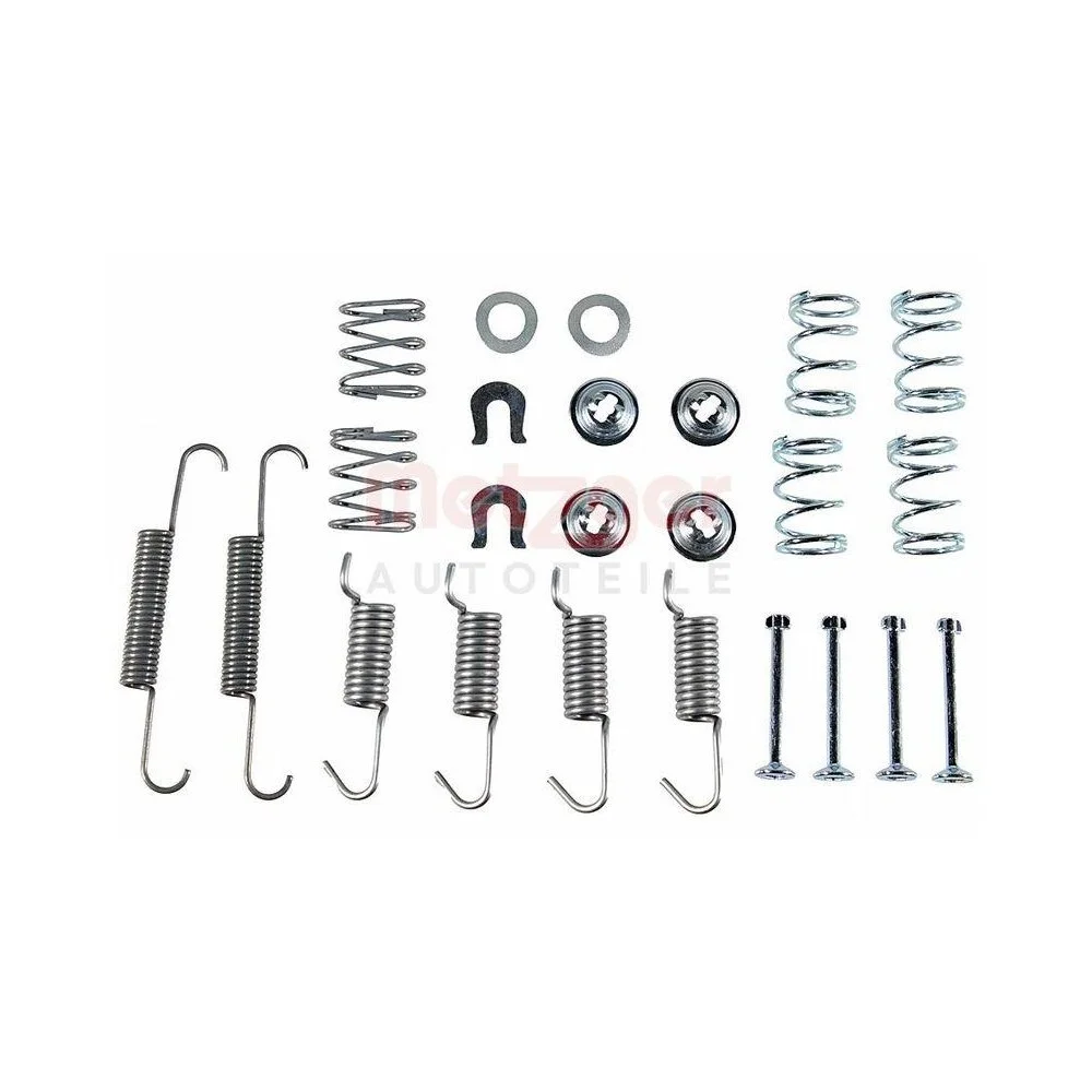 Комплект принадлежностей, колодки стояночного тормоза METZGER 105-0871 задняя ось, фото №1