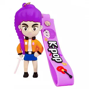 Брелок Кейпоп мисливці на демонів Rumi Румі K-Pop Demon Hunters Huntr/x дитячий на рюкзак, ключі іграшка 8 см synthetic.ua - Фото 1