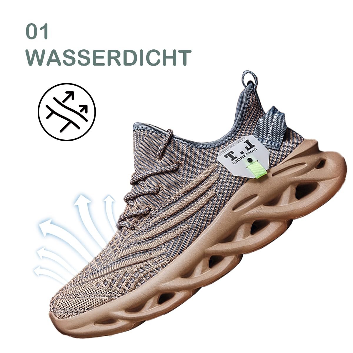 Чоловічі утеплені зимові черевики ZDFQLGV для активного відпочинку, водонепроникні, фото №2