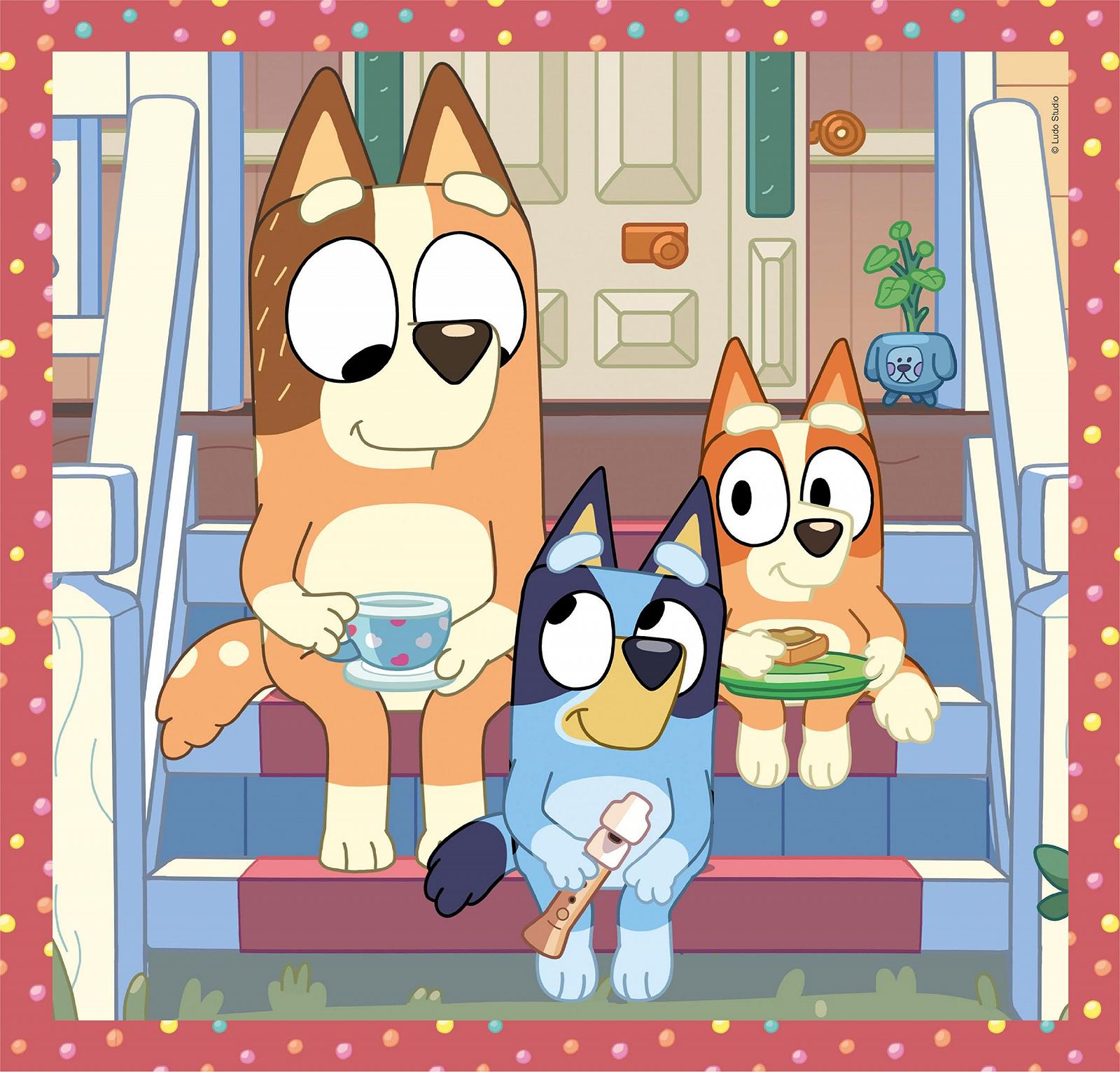 Пазл Clementoni Bluey 25308 3 x 48 елементів 32 x 22 см для дітей від 5 років, фото №2