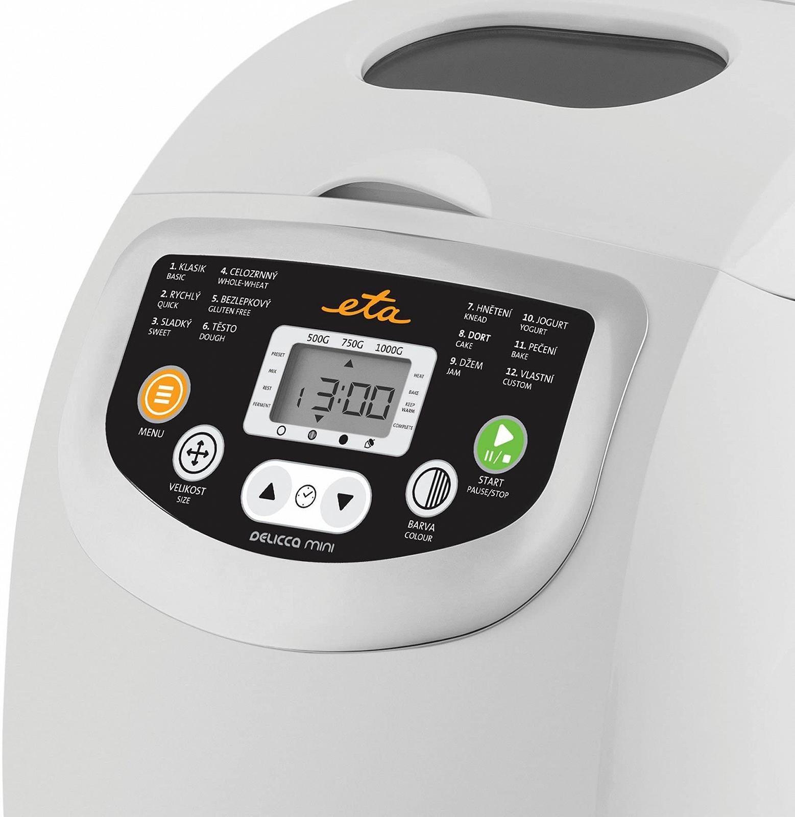 Хлебопечь Delicca Mini с 12 Предустановленными Программами Безглютеновый и Из Цельного Зерна Хлеб, фото №4 Хлебопечь Delicca Mini с 12 Предустановленными Программами Безглютеновый и Из Цельного Зерна Хлеб, фото №4