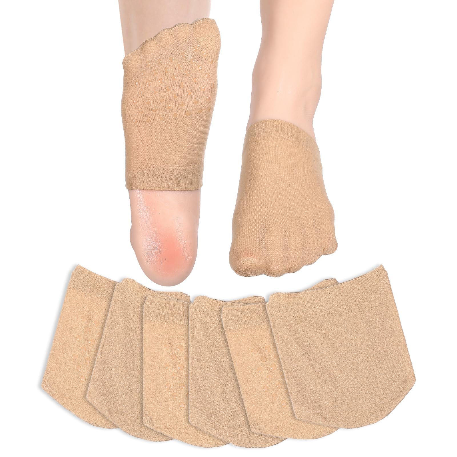 Шкарпетки з пальцями жіночі невидимі, 6 пар, фото №8