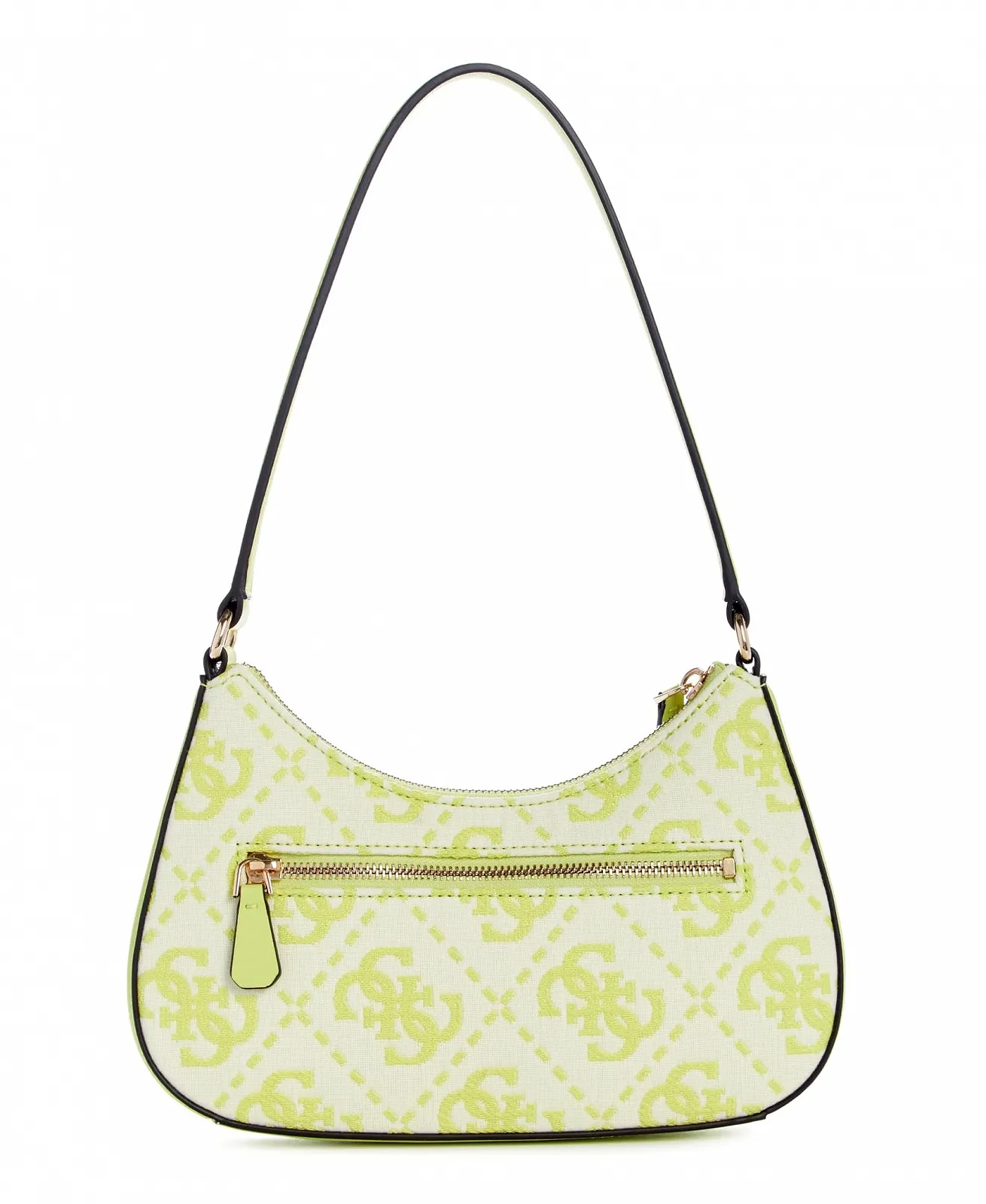 Сумка на плече GUESS Ruma Mini Top Zip з логотипом Chartreuse, фото №4