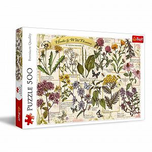 Пазл Trefl Herbarium: Medicinal Herbs 500 элементов - Фото 1