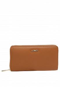 Кошелек L.CREDI FLIPPA Bi-Fold, Cognac, коричневый, Contemporary - Фото 1