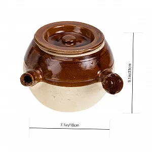 Горшок для приготовления Mobestech керамический традиционный антипригарный для китайской медицины synthetic.ua - Фото 1