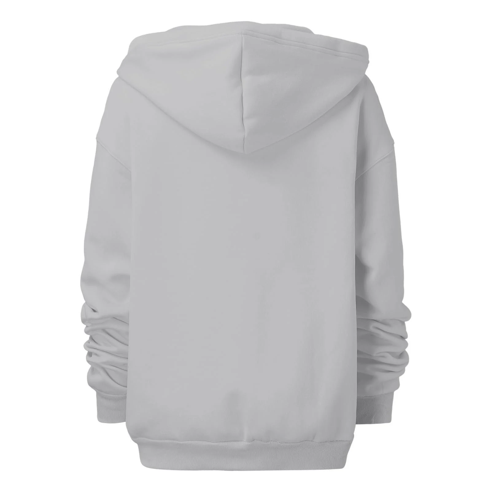 Худи Женское Oversized Термокуртка с капюшоном, градиент цвета, карман, спортивный свитшот для занятий в спортзале, большая куртка Harajuku, фото №2