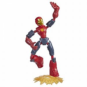 Фигурка подвижная Marvel Avengers Bend and Flex Missions Железный человек Fire Mission 15 см - Фото 1