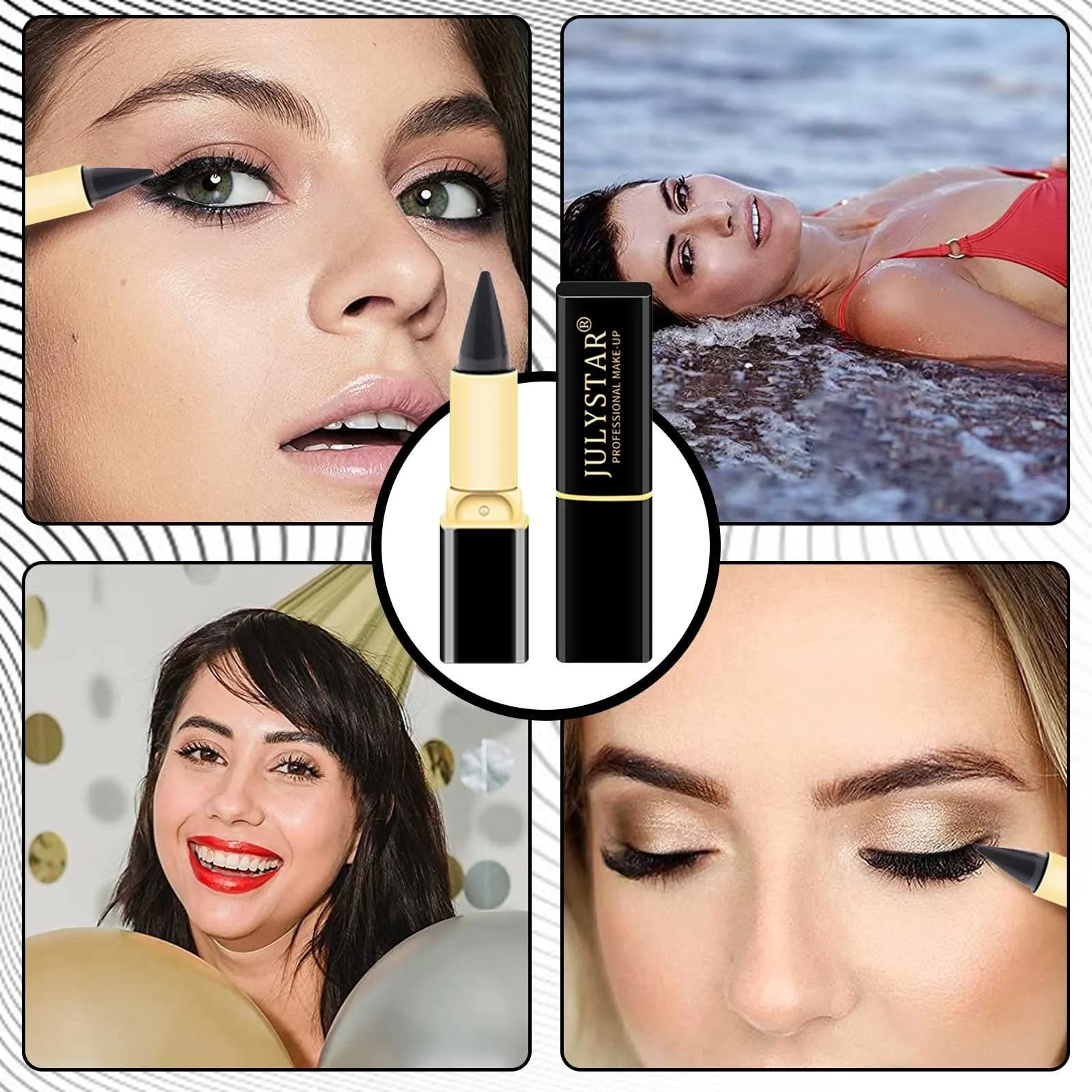 Гель-Олівець Colour, кремова, олівець, чорний, фото №7 Гель-Олівець Colour, кремова, олівець, чорний, фото №7